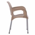 ΠΟΛΥΘΡΟΝΑ ΠΟΛΥΠΡΟΠΥΛΕΝΙΟΥ RECYCLED KAREK HM5592.12 ΜΠΕΖ ΧΡΩΜΑ 59,5x59x81Y εκ.