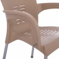 ΠΟΛΥΘΡΟΝΑ ΠΟΛΥΠΡΟΠΥΛΕΝΙΟΥ RECYCLED KAREK HM5592.12 ΜΠΕΖ ΧΡΩΜΑ 59,5x59x81Y εκ.