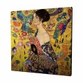 ΠΙΝΑΚΑΣ ΚΑΜΒΑΣ ΤΥΠΟΥ LADY WITH FAN HM7199.04 45x45x3 εκ.