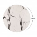 ΕΠΙΦΑΝΕΙΑ ΤΡΑΠΕΖΙΟΥ WERZALIT Φ60Χ2.5εκ. MARBLE WHITE-GREY 5657 HM5227.11