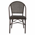 ΚΑΡΕΚΛΑ PRETORIA ΜΕΤΑΛΛΙΚΗ BAMBOO LOOK ΚΑΦΕ HM5718 54x62x89 εκ.